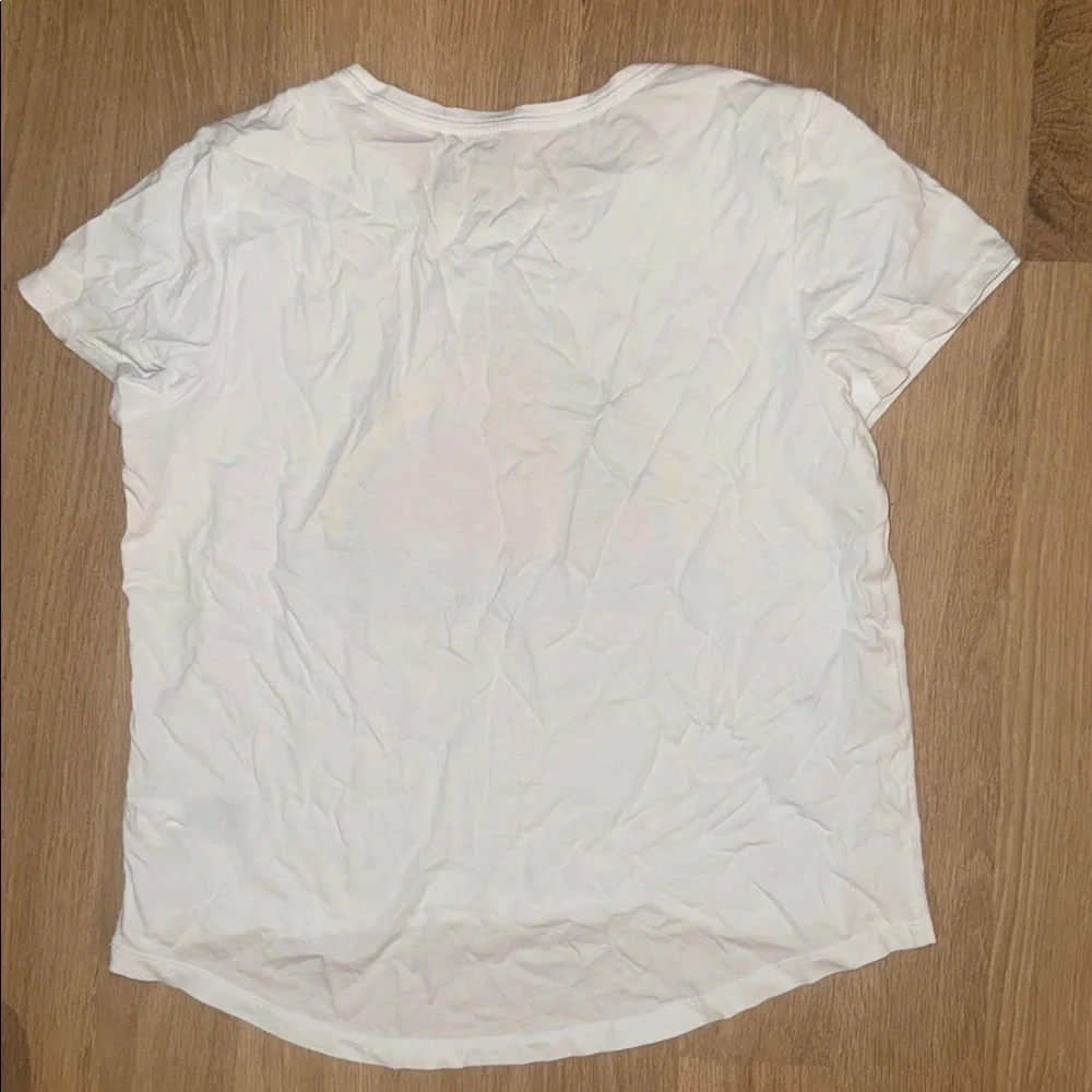Old Navy White 'Island Girl' Graphic Tee with Rainbow